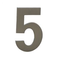 stainless steel house number 5