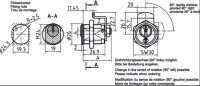 Abus Bravus 2000 Hebelzylinder/Briefkastenzylinder