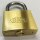 BKS PZ88 padlock, brass, 3 keys