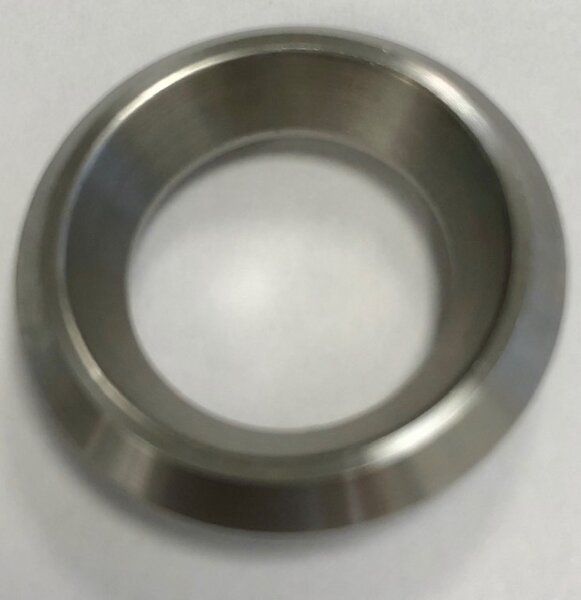 Stainless-steel cylinder-covering rose (adhesive bonding)