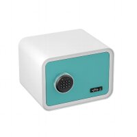 mySafe 350 - Code / blau-weiß Elektronik-Möbel-Tresor