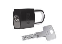 DOM ix Twido padlock extremely heavy padlock with automatic locking
