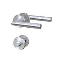 Room door fitting ZB 3200 stainless steel L-shape (WC)...