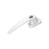 BASI window handle FG 504 white keyed alike