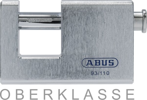 ABUS Monobloc Vorhangschloss 93RK/110 ohne Zylinder für Halbzylinder