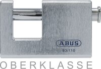 ABUS Monobloc padlock 93RK / 110 without cylinder for...