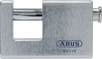 ABUS Monobloc padlock 93RK / 110 without cylinder for half cylinder