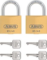 ABUS padlocks - 85/40 mm, set of 2 keyed alike