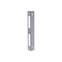 Angled striking plate WS 95 square, silver for room doors