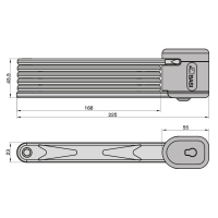 Folding lock ZR 314 with frame holder