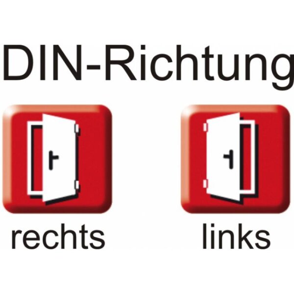 Abus Einsteckschloss für Nebentüren ES SI PZ LR Z 65 72 20 SB EK - WW
