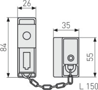 ABUS Türkette SK79 silber