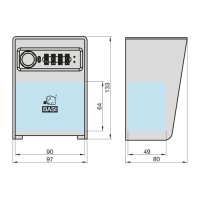 BASI Schlüsselsafe SSZ 400 mit Zahlenschloss