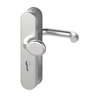 BASI door fitting SB 7500 ES1 - PZ 92/10 mm stainless...