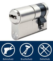 Half-Cylinder ABUS Bravus 2000 MX modular with anti-drilling and pull protection
