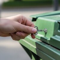 Dreikant-Dornschlüssel 308KA für Müllcontainer