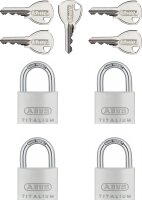 ABUS Vorhangschloss 64TI/40 QUADS 4er Set