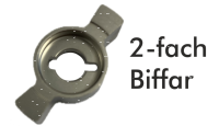 Schließzylinder Abus Bravus 2000 MX Modular Doppelprofilzylinder Pro Cap Schlüssel 2-fach Schließbart für Biffar-Türen